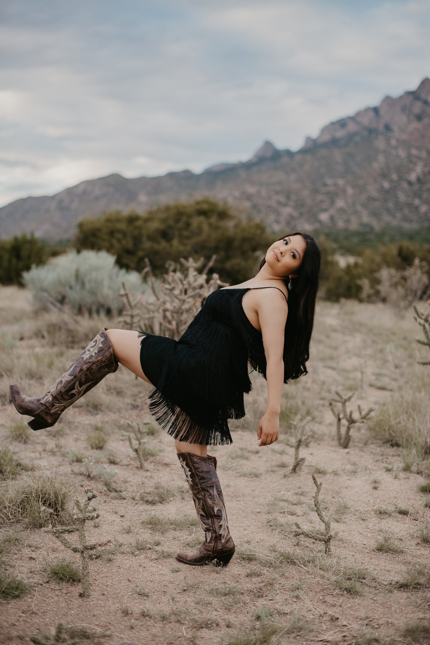 Fringe Mini Dress