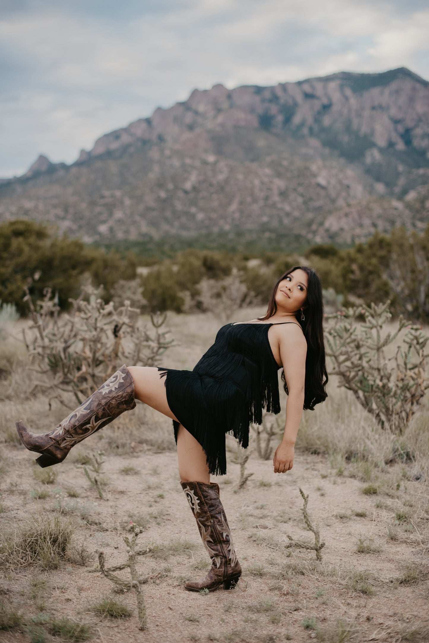 Fringe Mini Dress